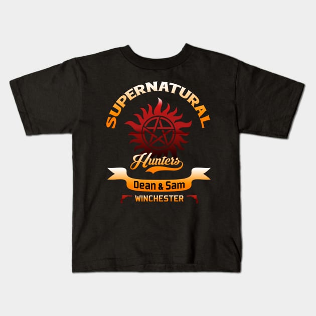 HUNTERS 1 Kids T-Shirt by GreatSeries